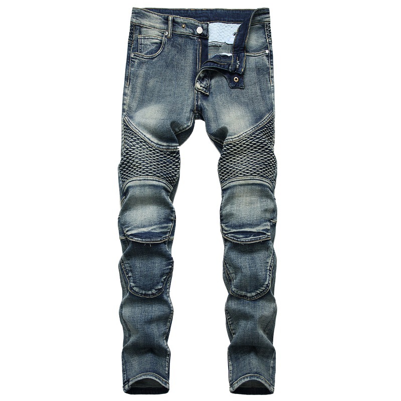 Men'S Fashion Jeans 2025 - 2025 Nieuwe motorbroek Heren Moto Jeans