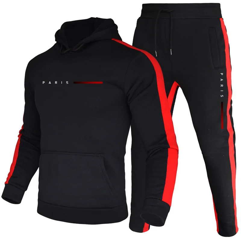 Paris Men'S Fashion - Paris Fashion Heren Hoodies Set Dagelijks