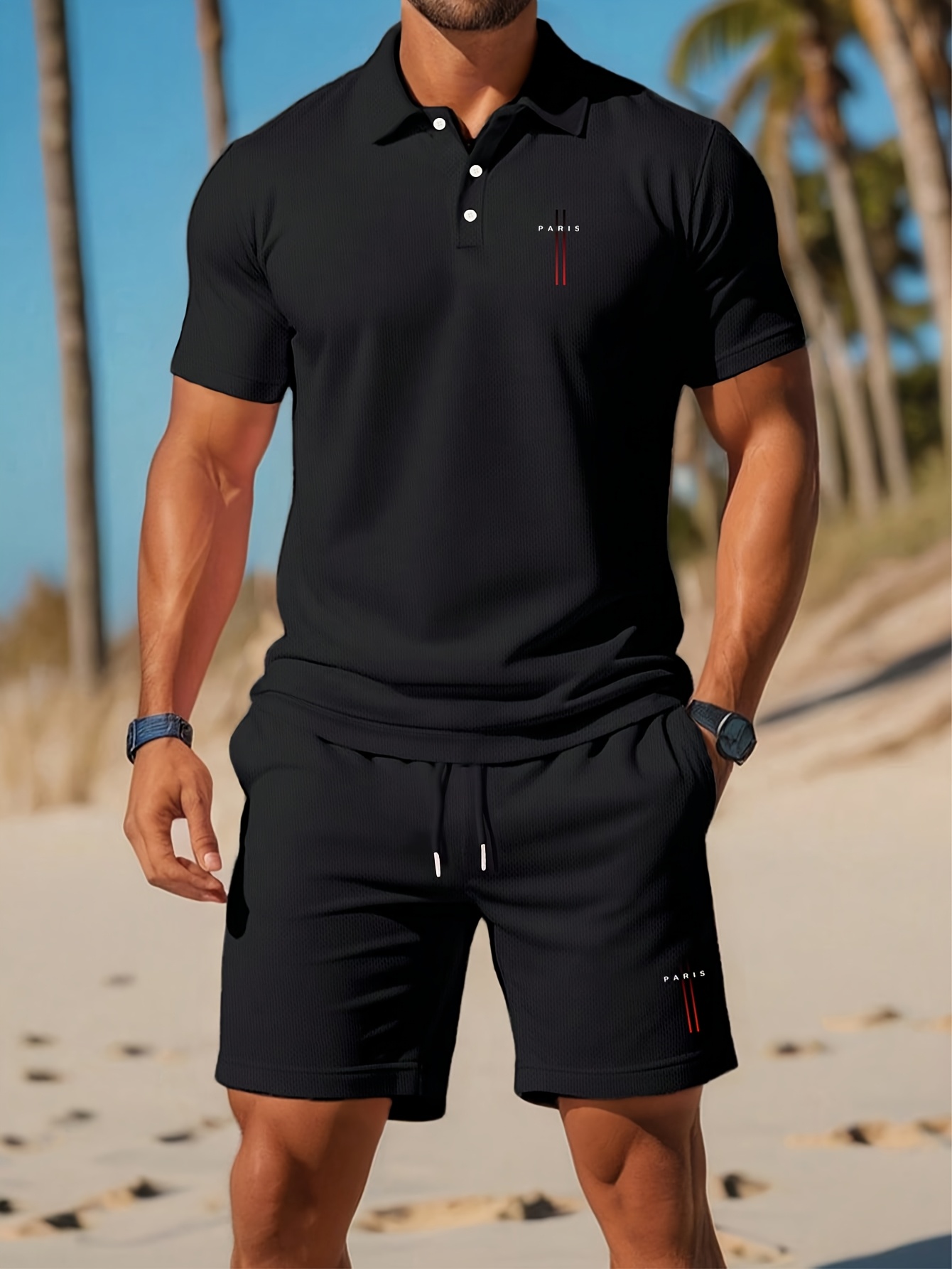 Men'S Fashion Polo Shirt - 2026 Zomer Heren Polo Shirt Set