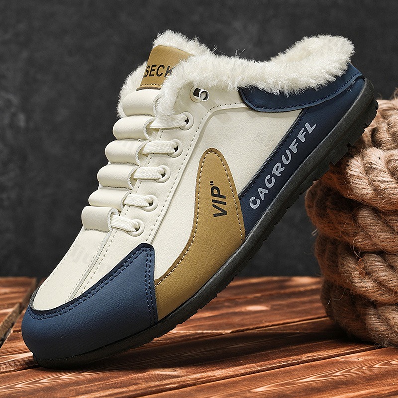 Mens Fashion Autumn 2025 - Herenslippers 2025, winter warm pluche, comfortabel,
