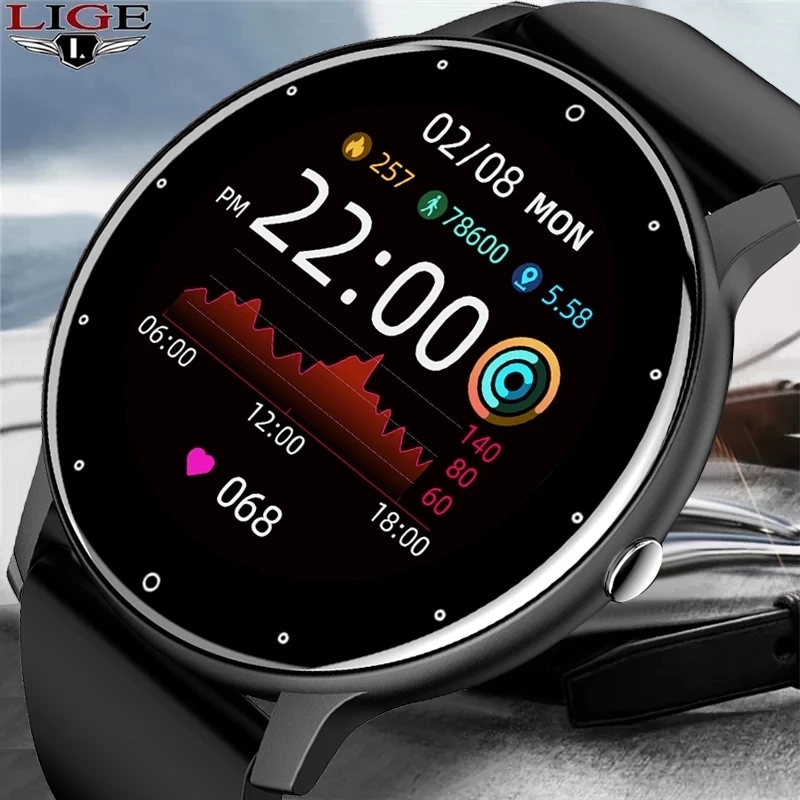 Men'S Fashion Week 2026 - LIGE 2026 Nieuwe Smartwatch Heren Volledig