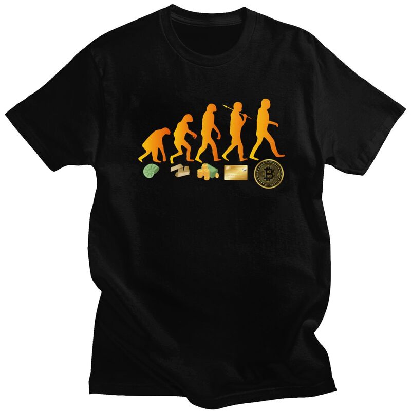 Men'S Fashion Evolution - Evolutie van het geld T-shirt voor