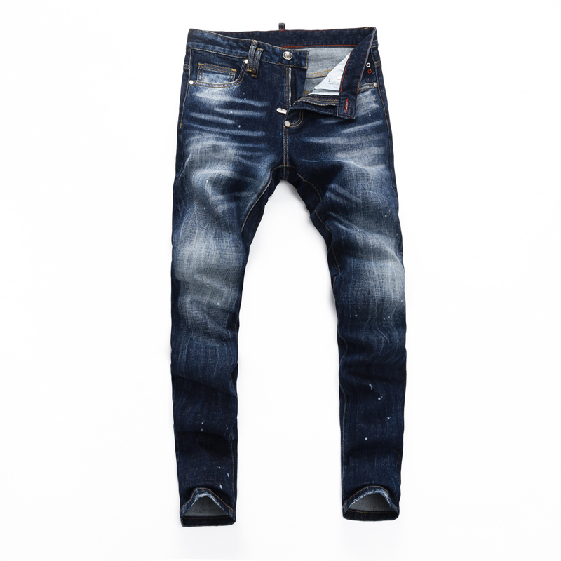 Jeans Shirt Fashion For Men - Designer Mode Nieuwe Heren Jeans Rimpel
