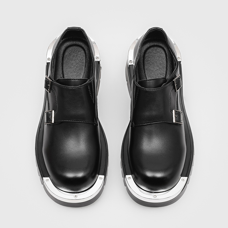Paris Men'S Fashion - Herenmode Parijs Derby schoenen Punk stijl