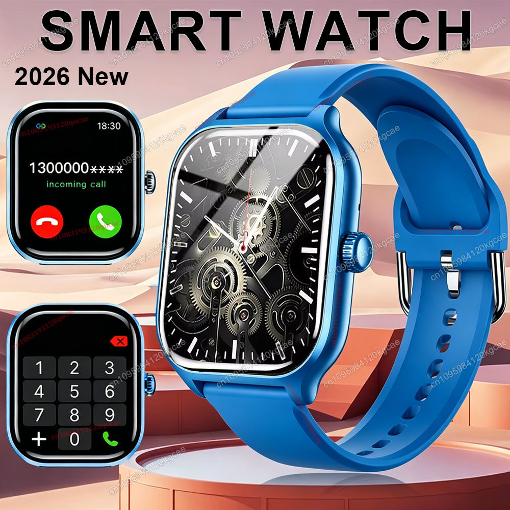 Men'S Fashion Week 2026 - Touchscreen Smartwatch Muziek Stappenteller Bluetooth Oproepen