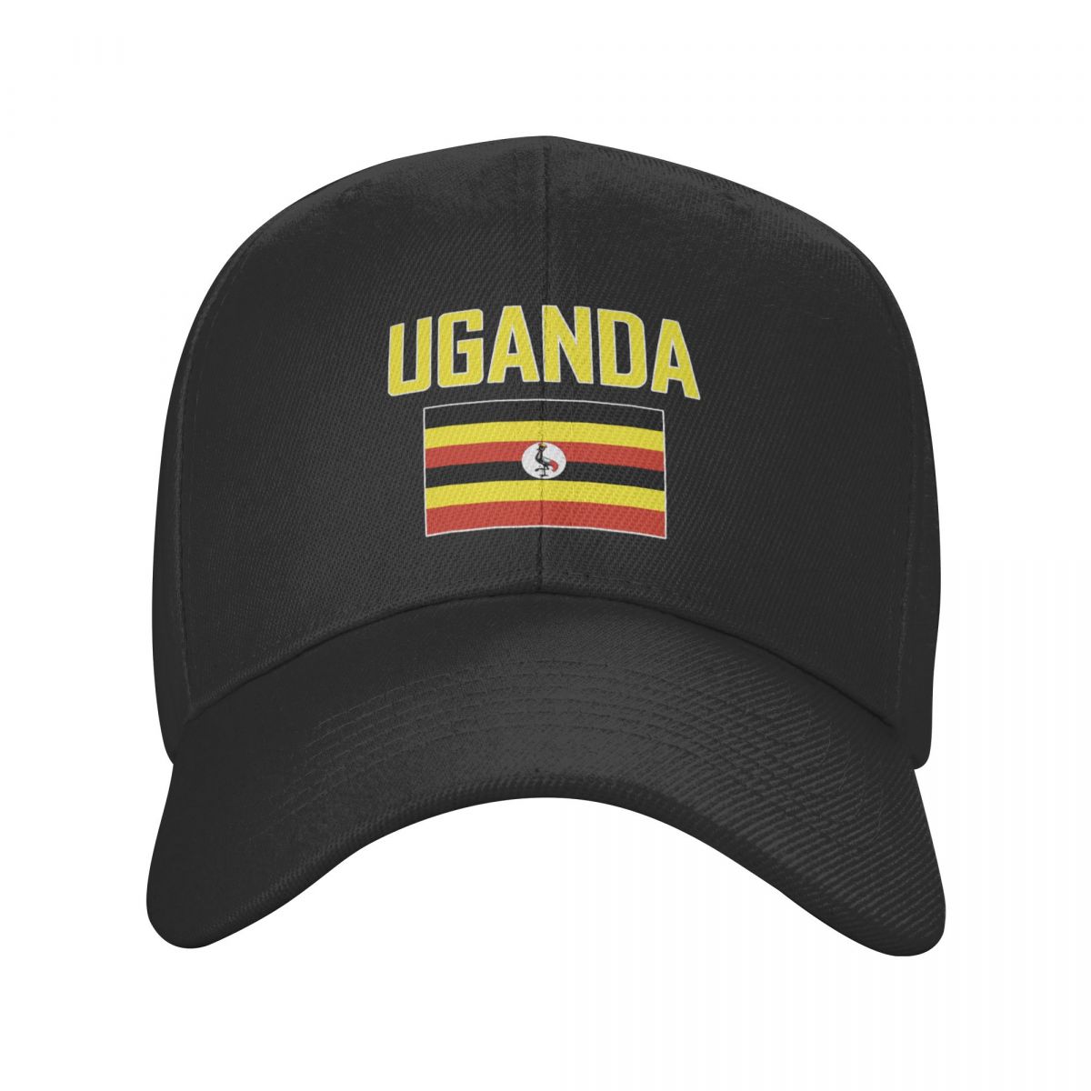 Men Fashion Uganda - UGANDA Naam Met Vlag Zon Baseball