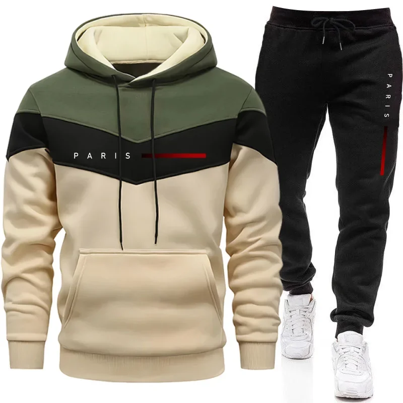 Paris Men'S Fashion - Paris Fashion Heren Hoodies Set Dagelijks