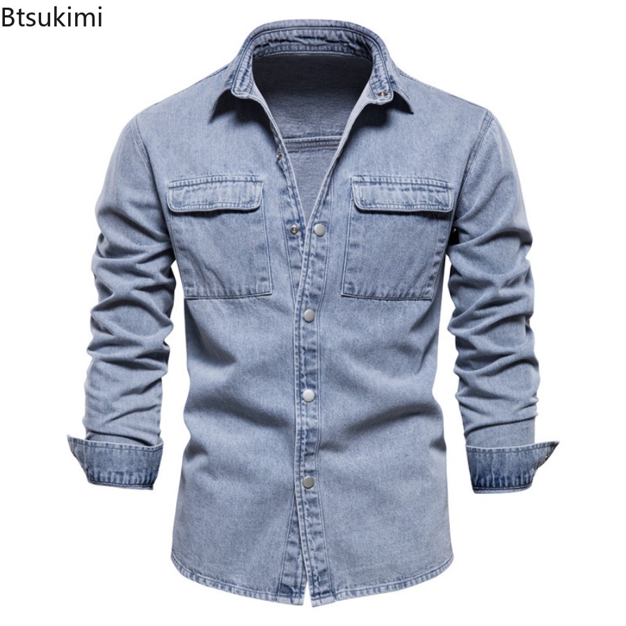 Lente Herfst Herenmode Slanke  - Jeans Shirt Fashion For Men recensie en prijs