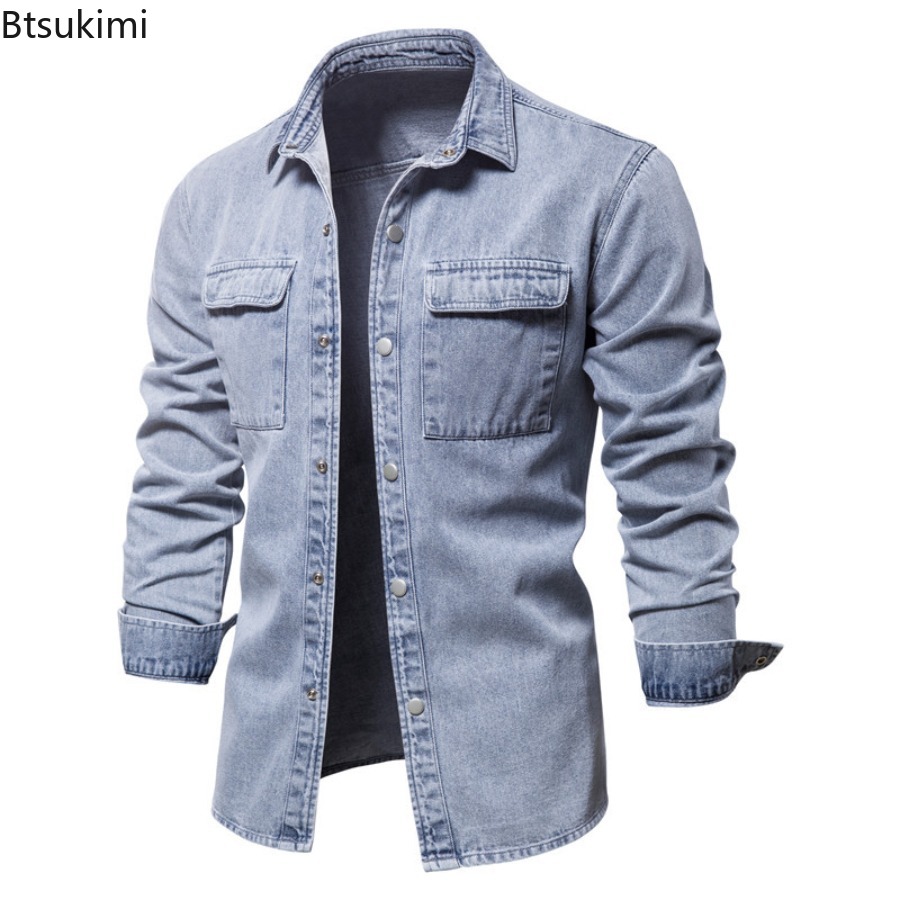 Lente Herfst Herenmode Slanke  - Jeans Shirt Fashion For Men recensie en prijs