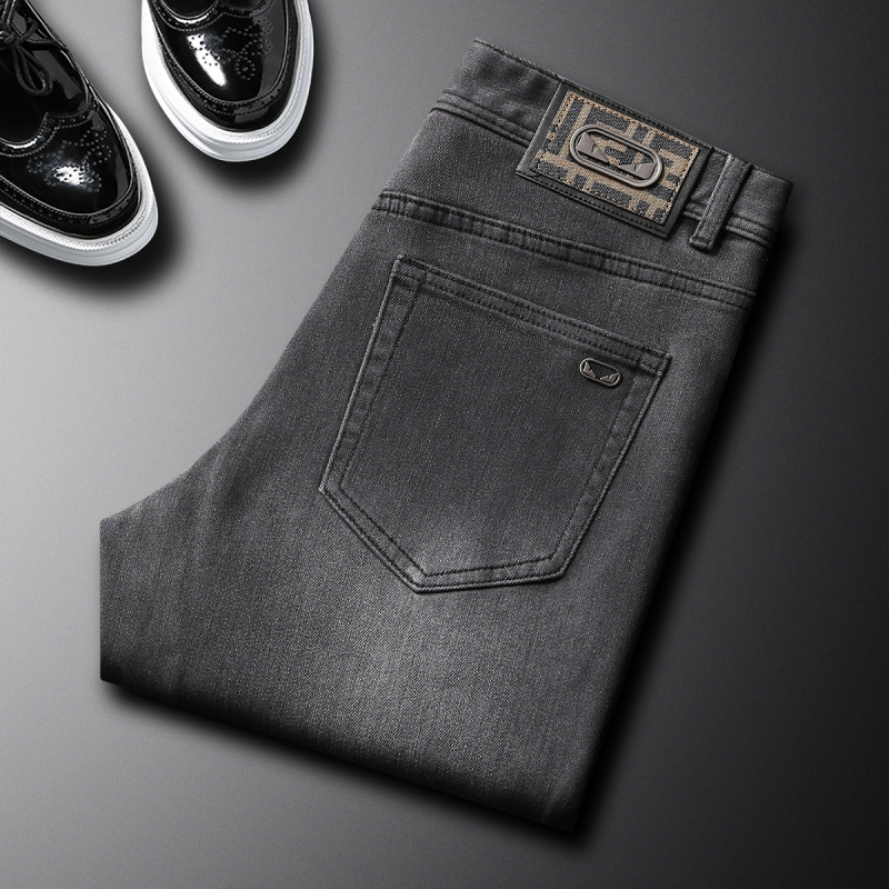 Herfst nieuwe trendy merkjeans - Men'S Fashion Jeans 2025 recensie en prijs