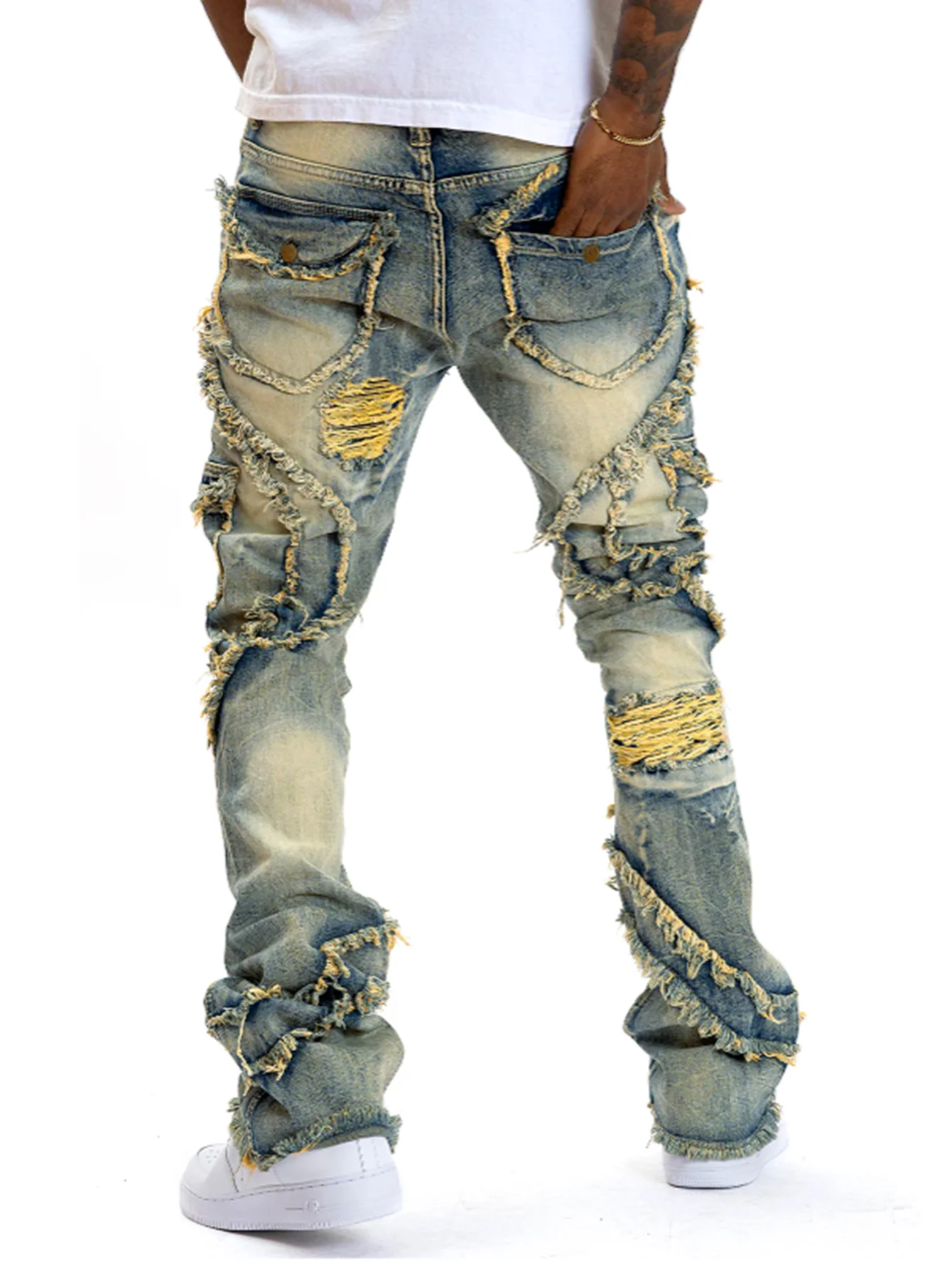 2025 Nieuwe Mannen Gescheurde  - Men'S Fashion Jeans 2025 recensie en prijs