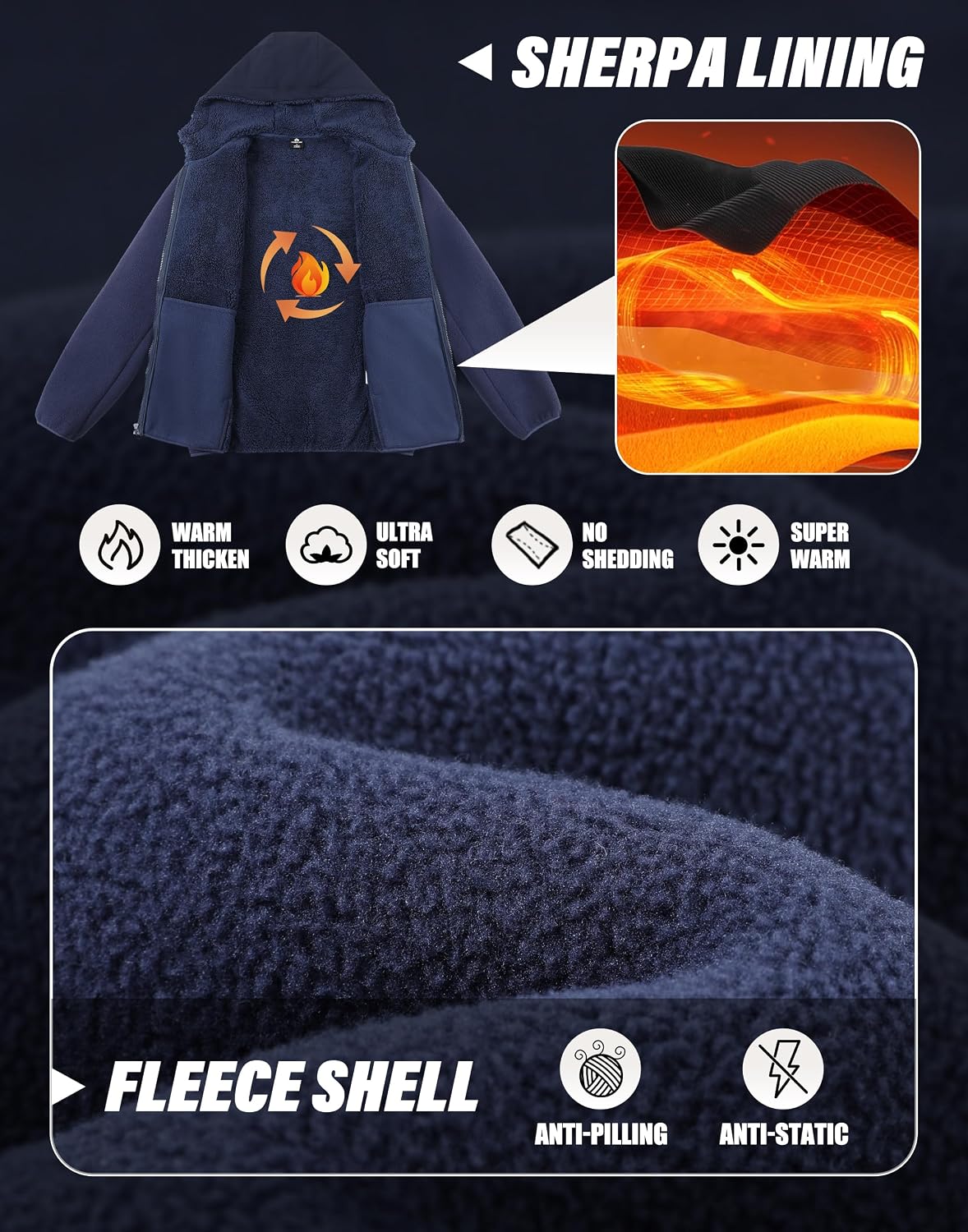 Pioneer Camp Heren Polar Fleec - Sherpa Jacket Fleece recensie en prijs