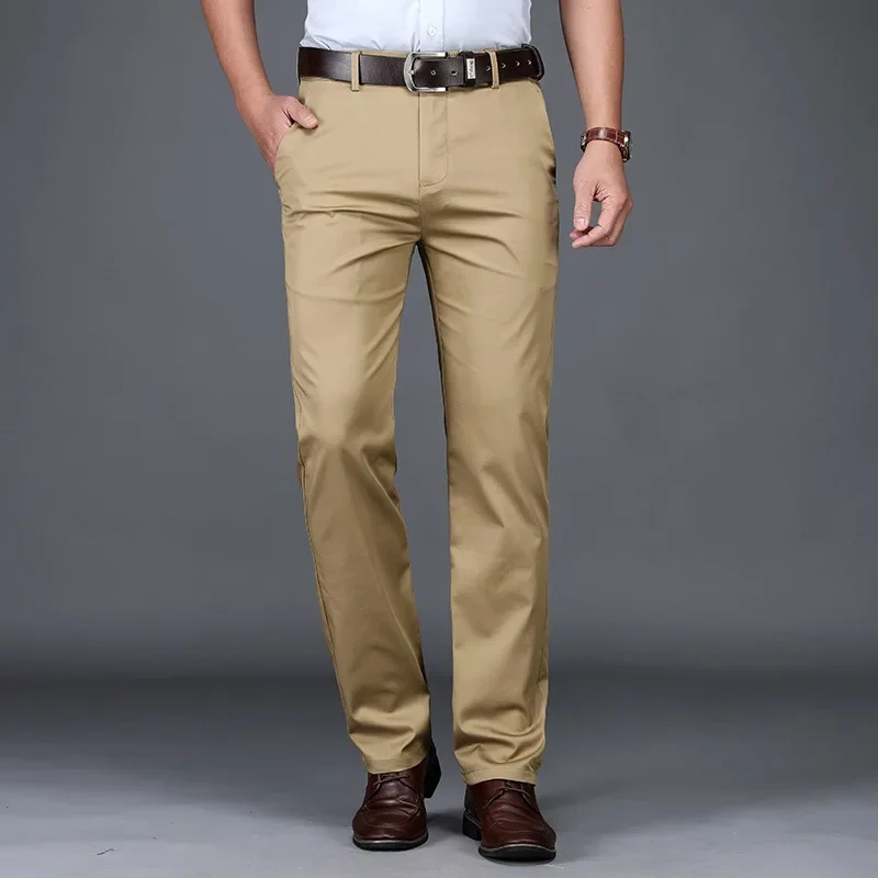 Zomer Dunne Heren Slanke Pak B - Men'S Fashion Khaki Pants recensie en prijs