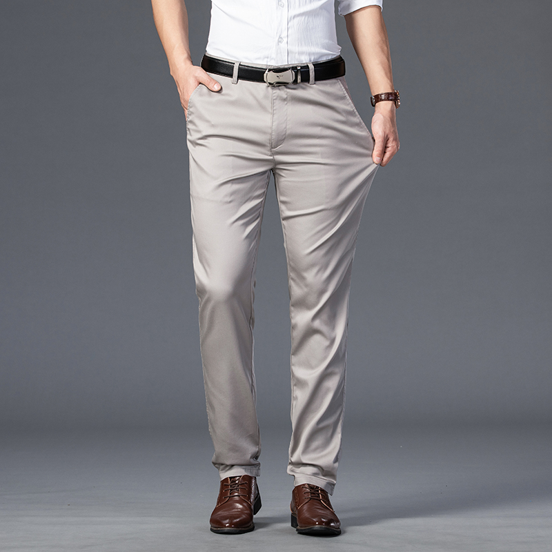 Zomer Dunne Heren Slanke Pak B - Men'S Fashion Khaki Pants recensie en prijs