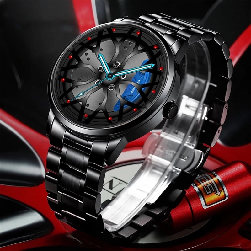 Mode heren auto wiel horloges  - Men'S Fashion Hub recensie en prijs