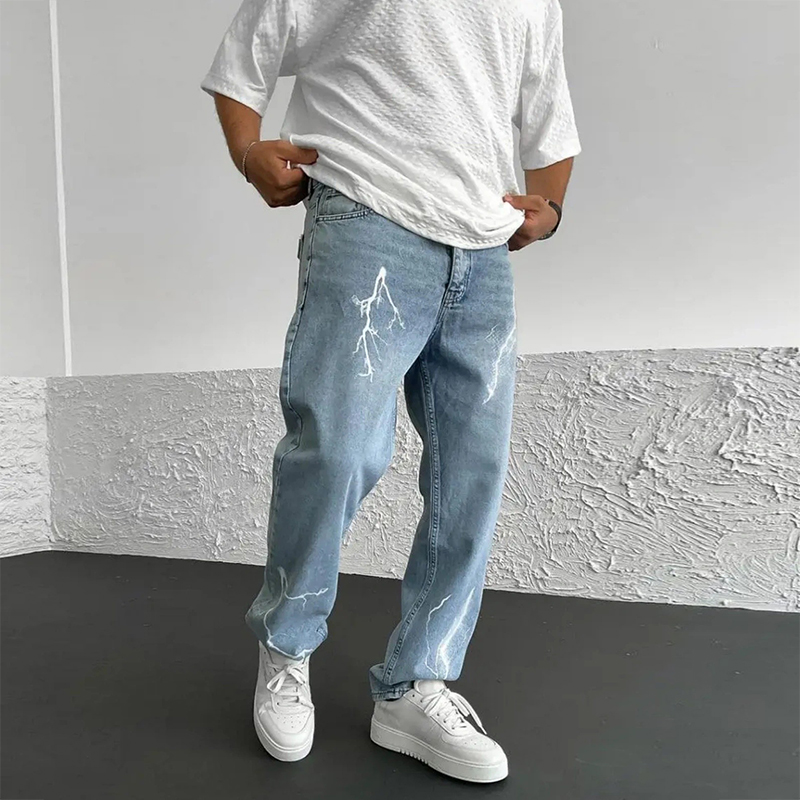 2025 Lente Zomer Stijlvolle He - Men'S Fashion Jeans 2025 recensie en prijs