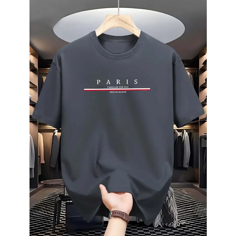 Heren 100% puur katoenen zomer - Paris Men'S Fashion recensie en prijs