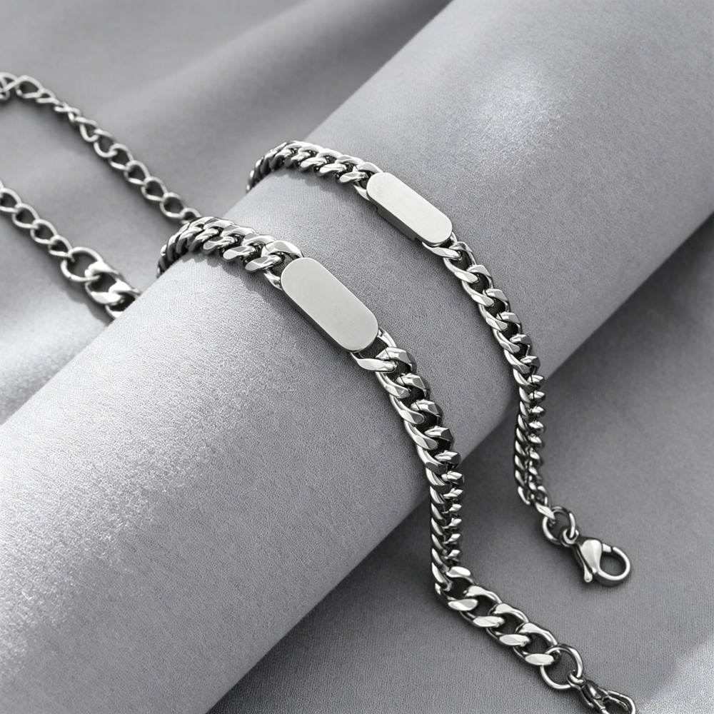 Gegraveerde naam gepersonalise - Men'S Fashion Gold Chain recensie en prijs