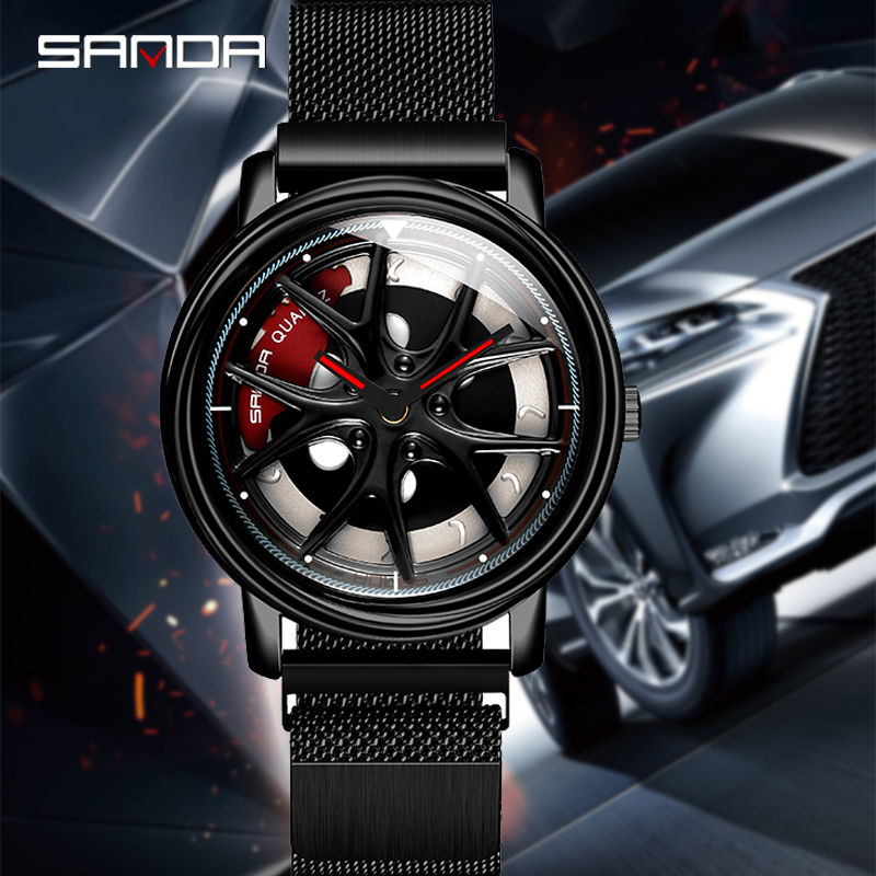 Mannen Horloge Auto Wiel Velg  - Men'S Fashion Hub recensie en prijs