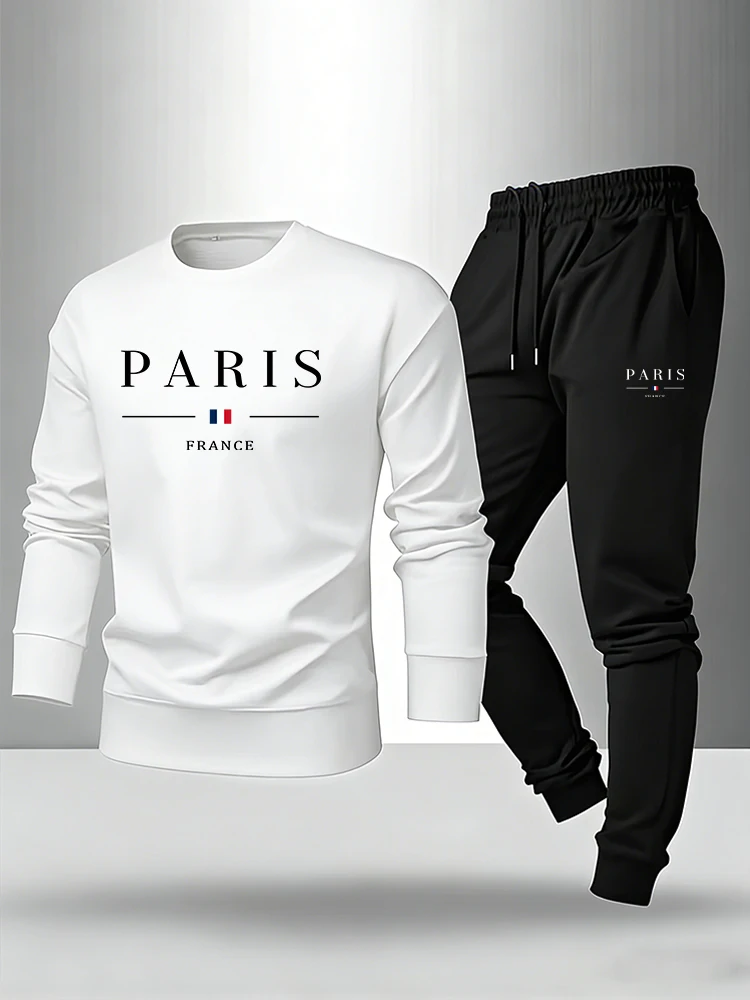 Paris Print Herenset Pullover  - Paris Men'S Fashion recensie en prijs