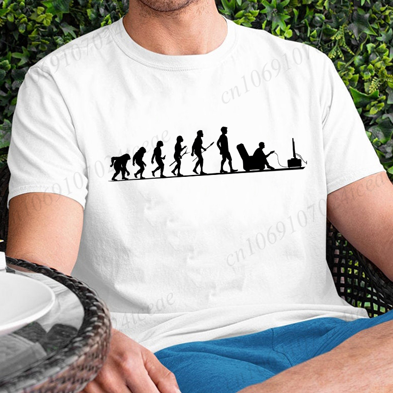 Zomer heren T-shirt Evolution  - Men'S Fashion Evolution recensie en prijs