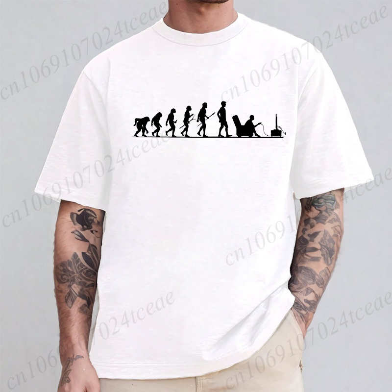 Zomer heren T-shirt Evolution  - Men'S Fashion Evolution recensie en prijs