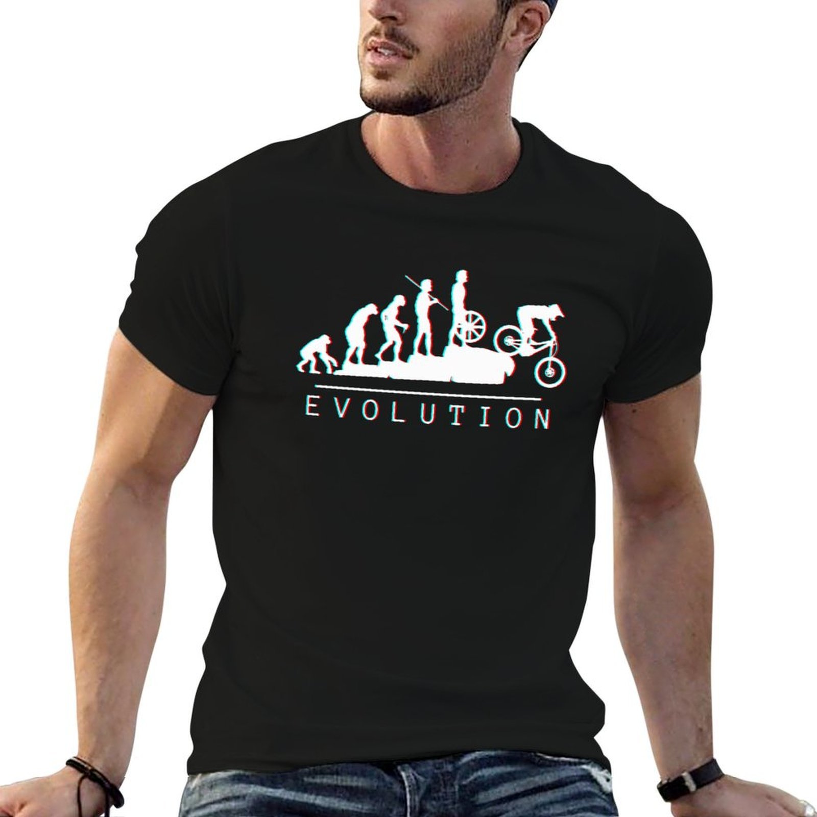 MTB Evolution (wit) T-shirt Ca - Men'S Fashion Evolution recensie en prijs