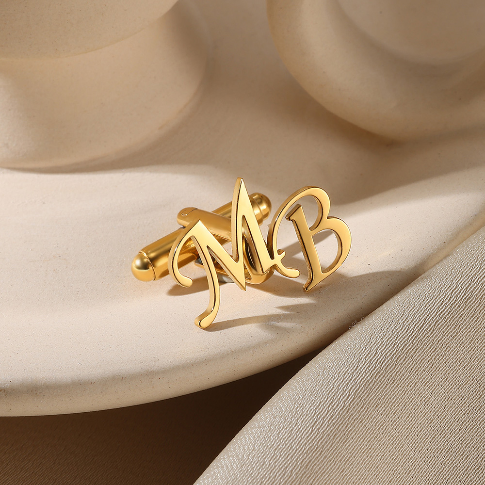 Aangepaste beginletter manchet - Men'S Fashion Gold Chain recensie en prijs