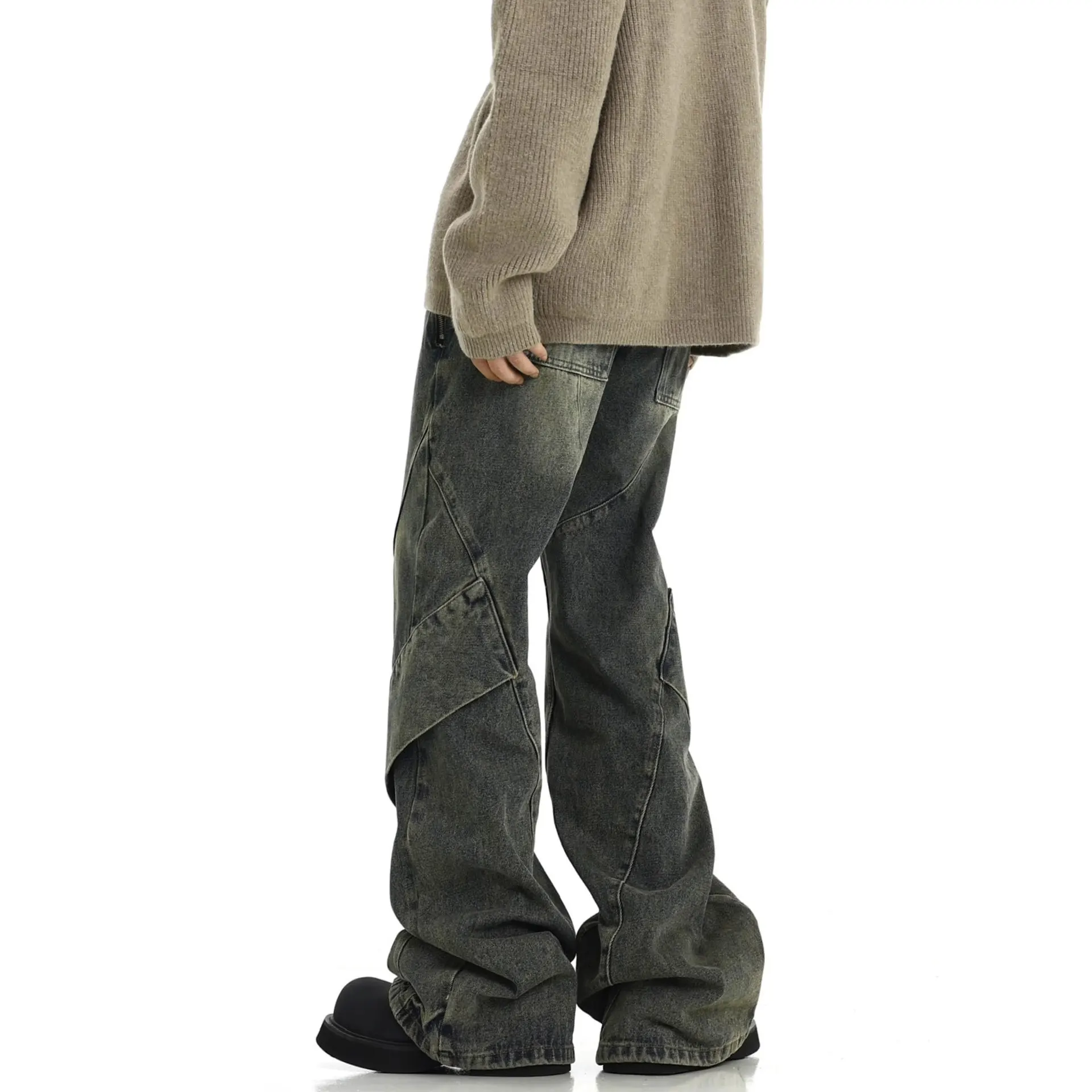 Mannen Jeans Denim Flare Broek - Men'S Fashion Jeans 2025 recensie en prijs