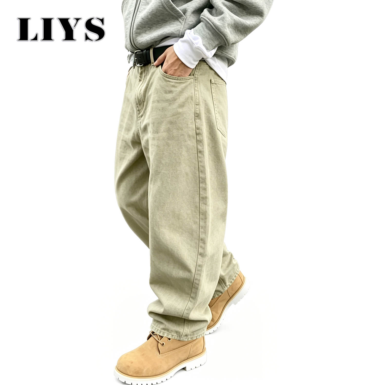 LIYS Heren Amerikaanse retro l - Men'S Fashion Khaki Pants recensie en prijs
