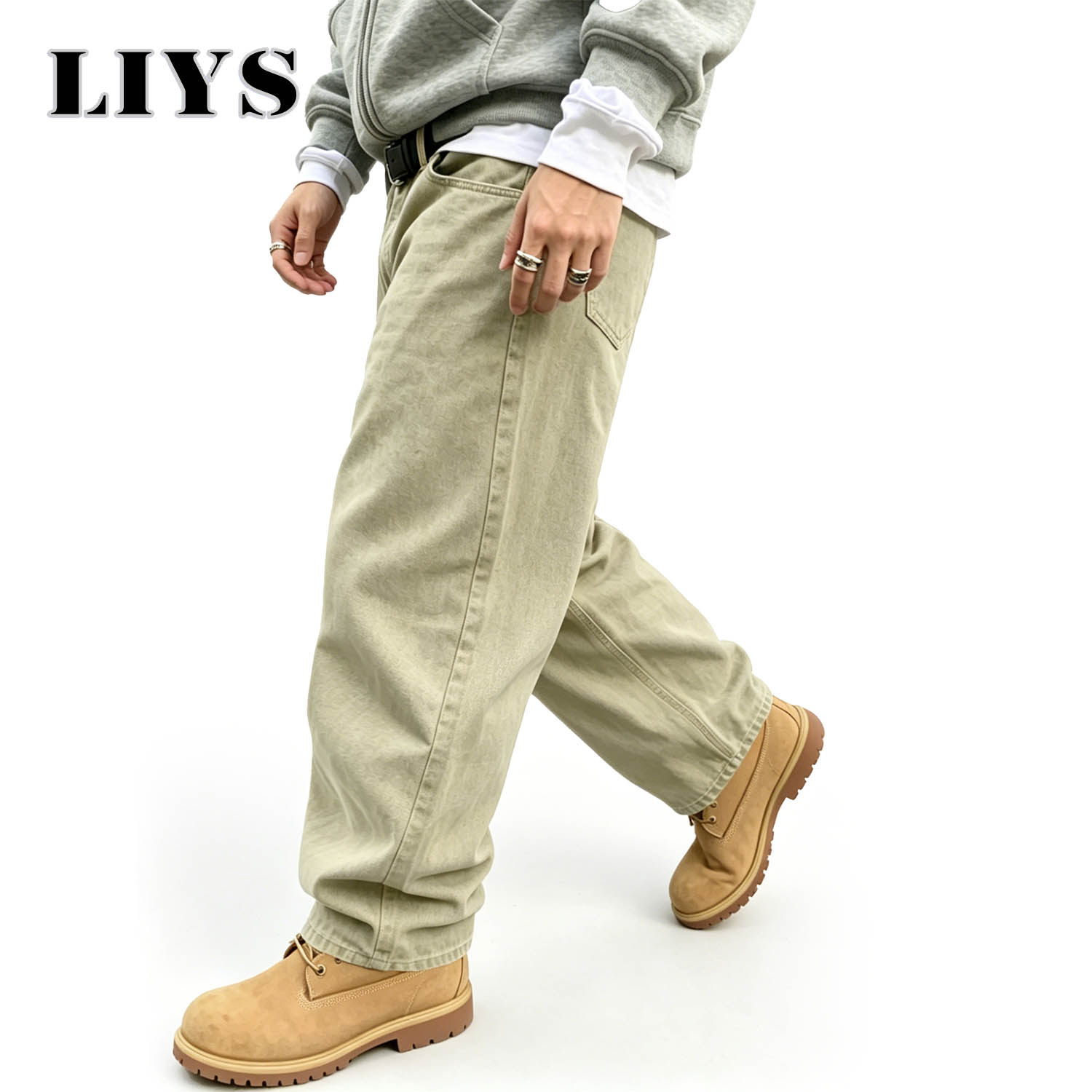 LIYS Heren Amerikaanse retro l - Men'S Fashion Khaki Pants recensie en prijs
