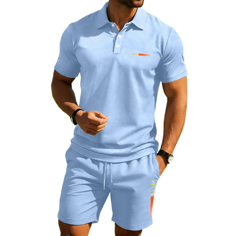 PARIS Print Hoogwaardig zomerp - Men'S Fashion Polo Shirt recensie en prijs