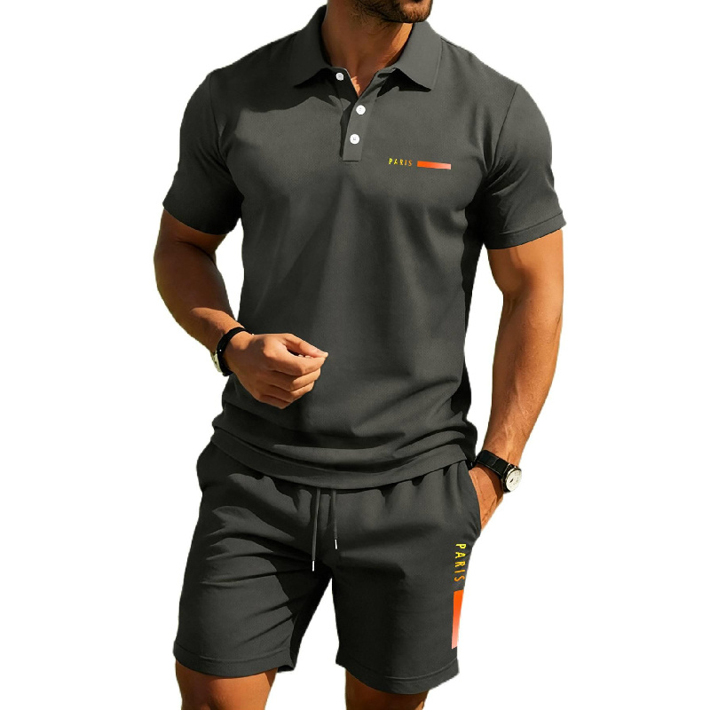 PARIS Print Hoogwaardig zomerp - Men'S Fashion Polo Shirt recensie en prijs