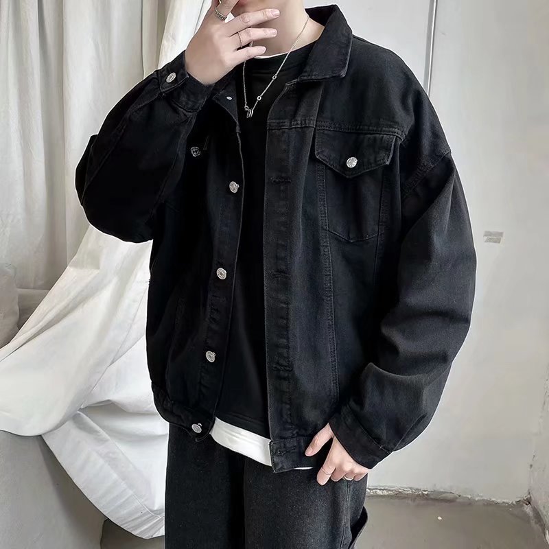 Zwart Denim Korte Jas Mannen J - Bomber Jacket Men recensie en prijs