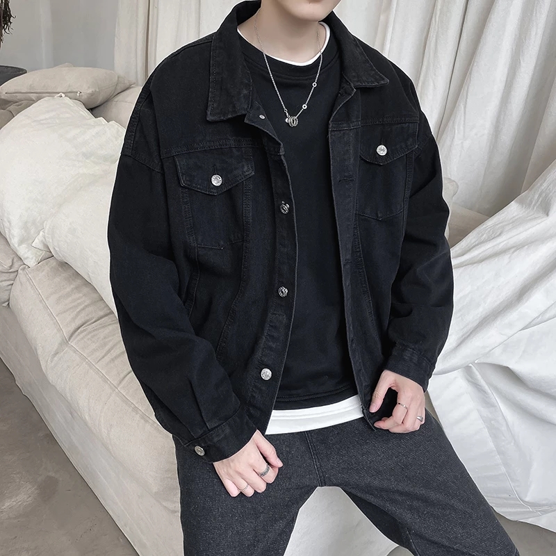 Zwart Denim Korte Jas Mannen J - Bomber Jacket Men recensie en prijs