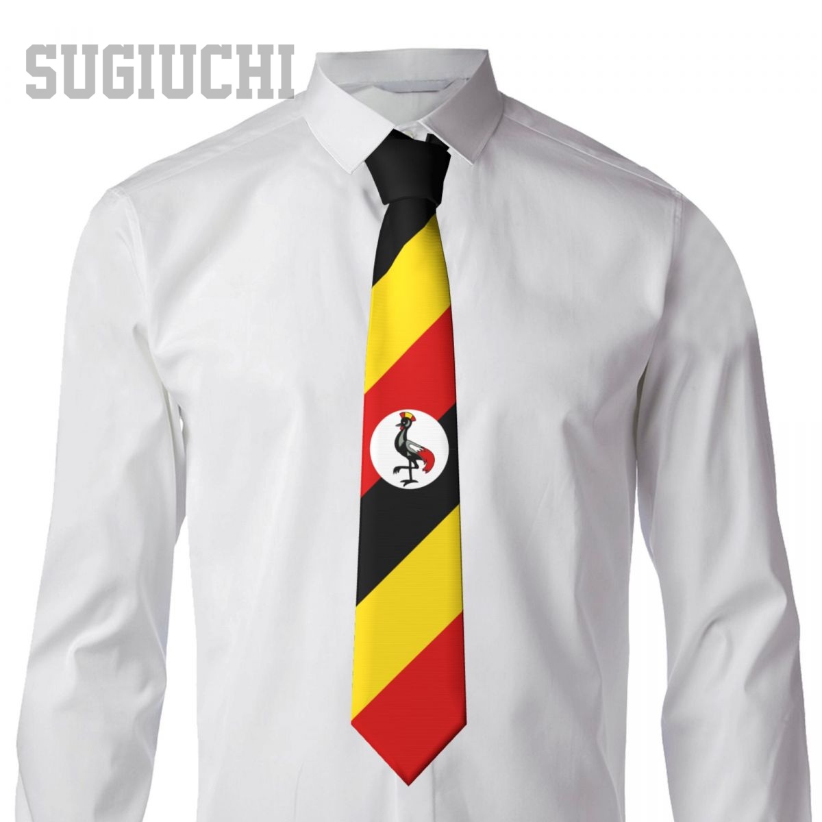 Oeganda Vlag Embleem Mannen Vr - Men Fashion Uganda recensie en prijs