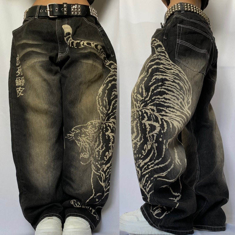 2025 Mode Nieuwe Oversized Pat - Men'S Fashion Jeans 2025 recensie en prijs