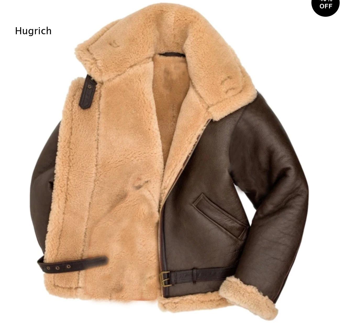 Heren B3 Shearling Aviator Jas - Bomber Jacket Men recensie en prijs