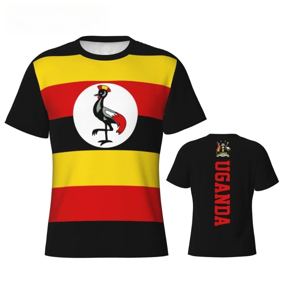 Oeganda Vlag Kraanvogel Emblee - Men Fashion Uganda recensie en prijs
