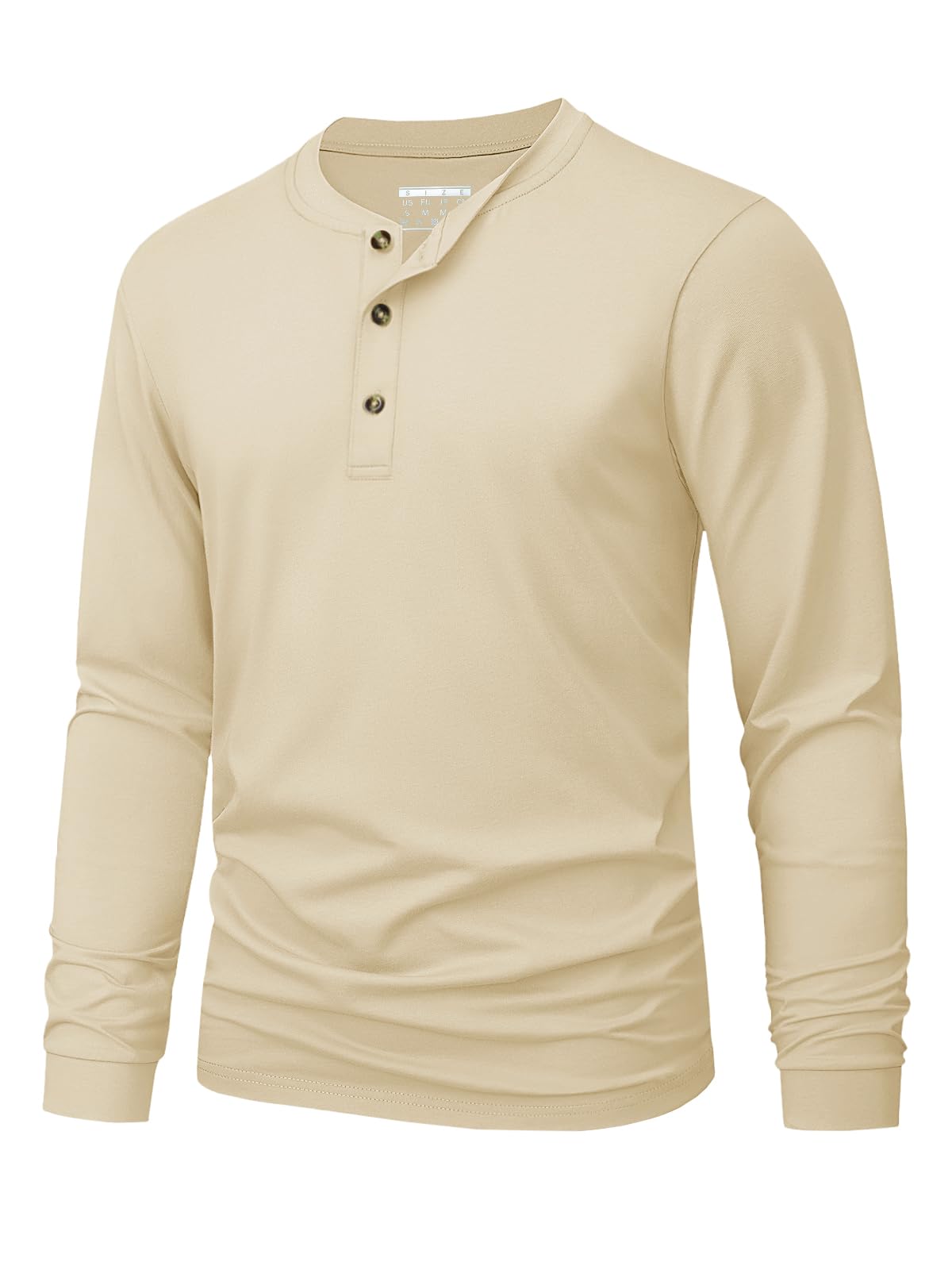 Henley-T-shirt voor heren Eenv - Mens Fashion Casual recensie en prijs