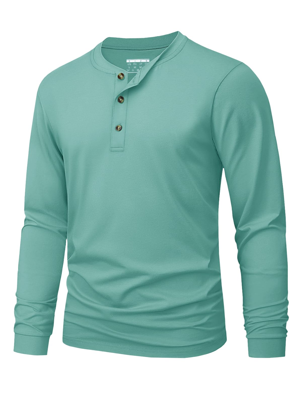 Henley-T-shirt voor heren Eenv - Mens Fashion Casual recensie en prijs